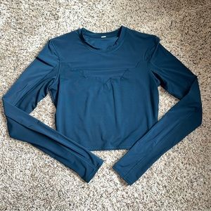 Lululemon Adore Your Core Long Sleeve Nocturnal Teal
